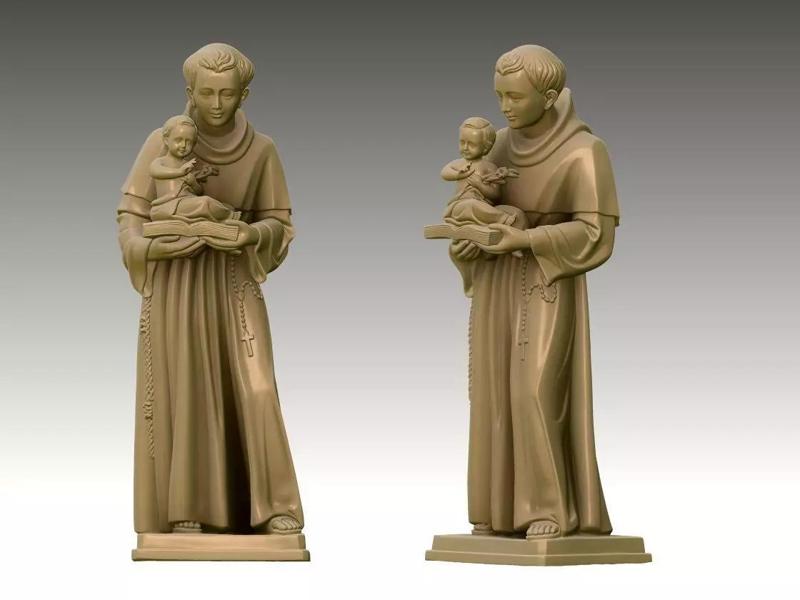 Saint Anthony Holding Baby Jesus