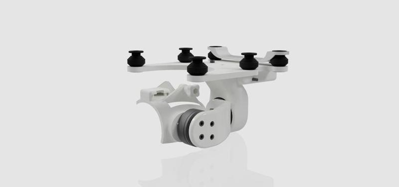 MotorPixie 2-axis gimbal for DJI Phantom 2 Vision (Final version)