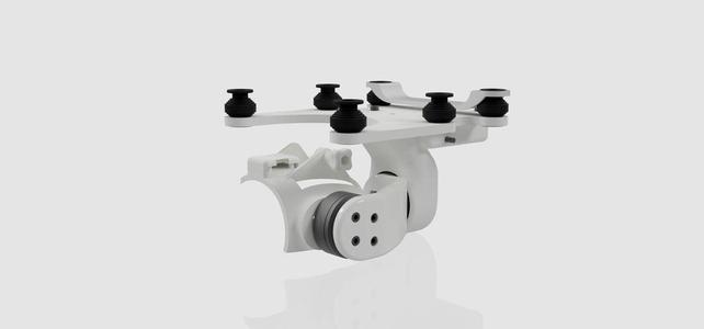 MotorPixie 2-axis gimbal for DJI Phantom 2 Vision (Final version)