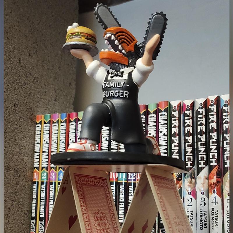 Chainsaw Man burger toy fanart