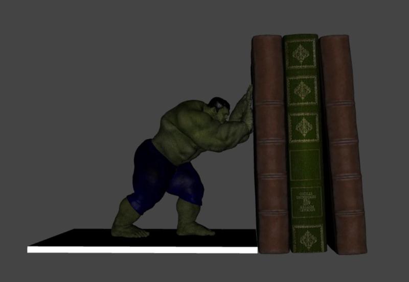 The Incredible Hulk Bookend Book Holder