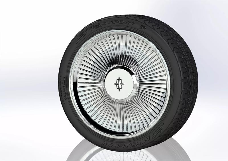 Custom wheels Colorado Customs Linc Replica for scale model