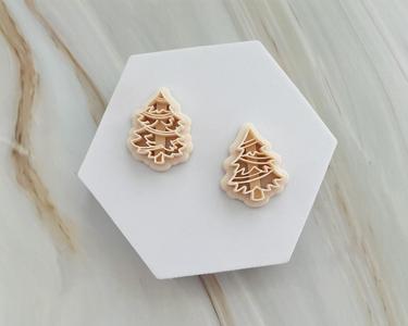 Christmas Tree Polymer Clay Cutters