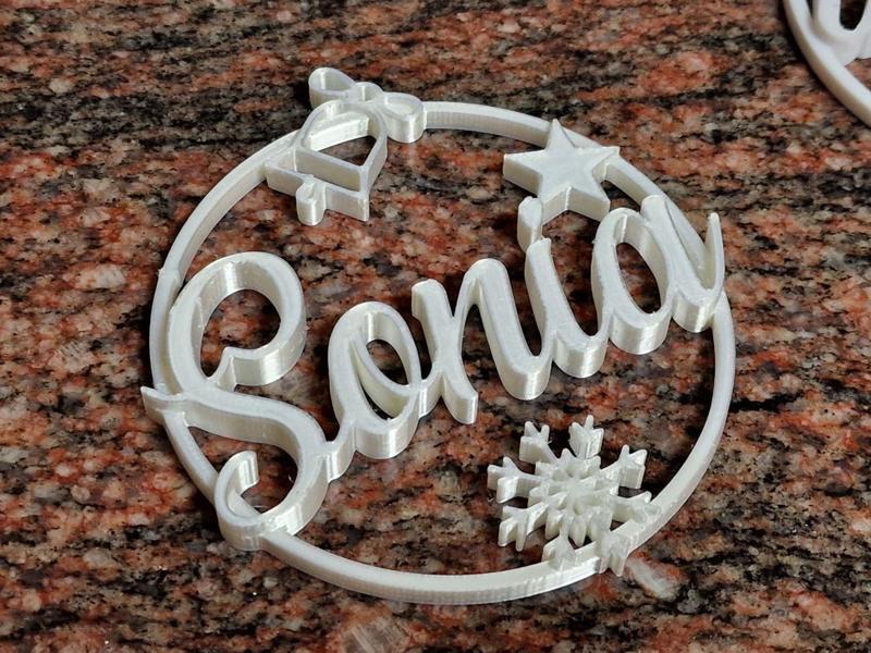 Sonia Christmas ornament