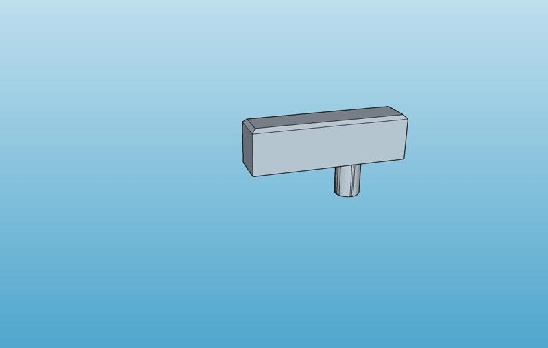 handle for the leather retractable door