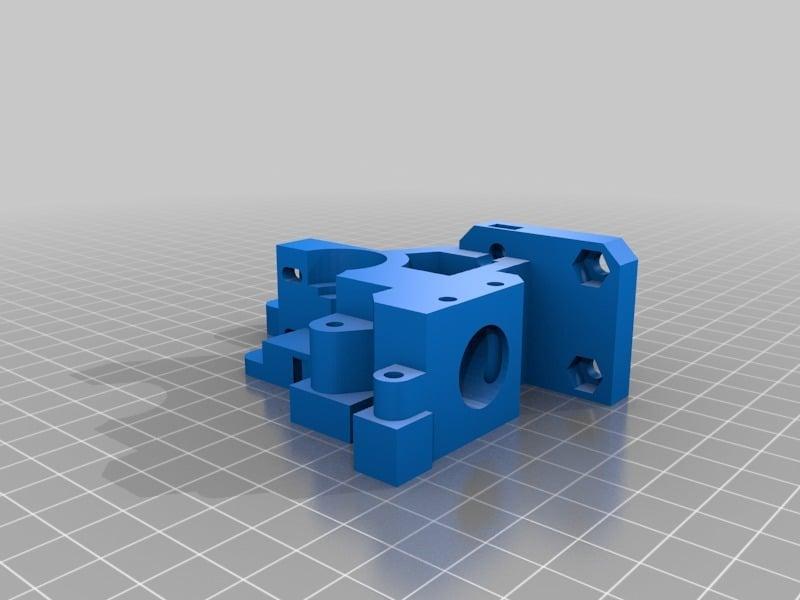  Prusa I3 Rework BODY-EXTRUDEUR-WADE-1.75mm-with-support with Solidworks 2014 Source