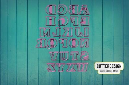 Stranger Things Uppercase Alphabet