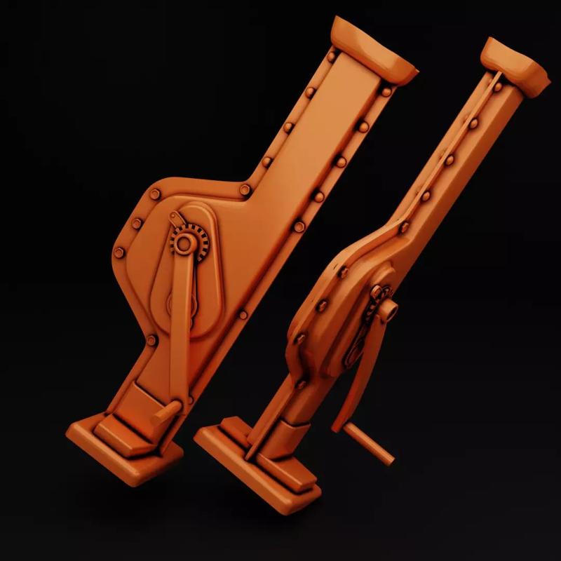 WWII German Tank Car Jack