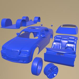 Chrysler 300C sedan 2009 Printable Car In Separate Parts