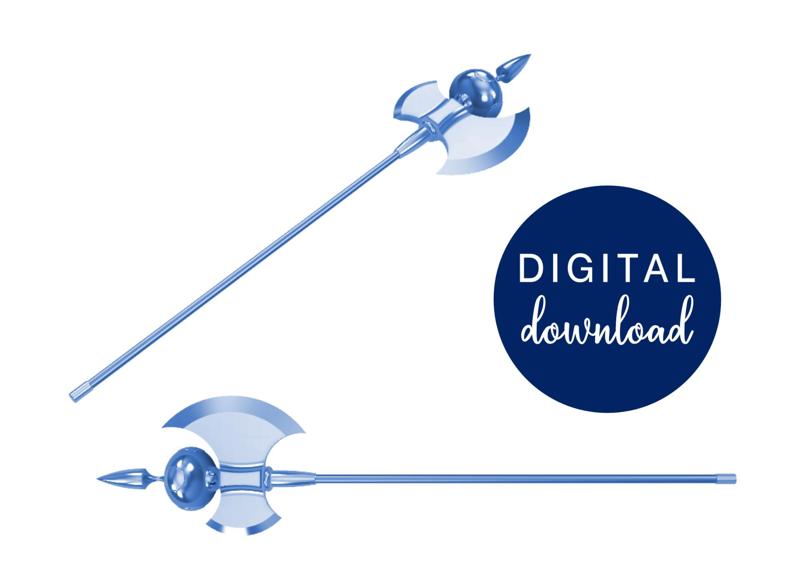 PEACH Toad Halberd STL FILES [Mario Movie]