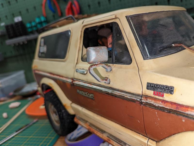 1/10 Scale mirror TRX4 Bronco Ranger 79 XLT