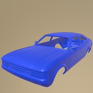 Ford Granada coupe EU 1972 PRINTABLE CAR BODY