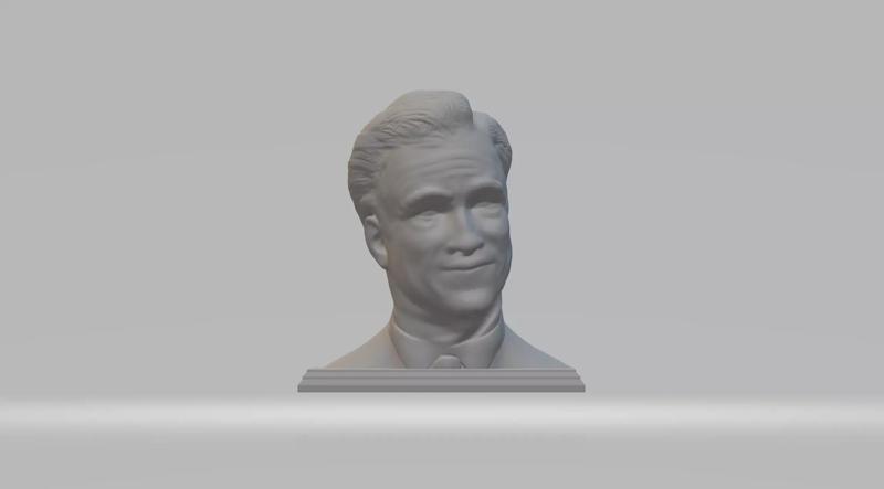 George H W Bush Bust 3D Model