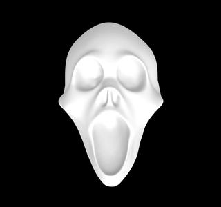 Haunted Mansion Organ Banshee Ghost Full Skull