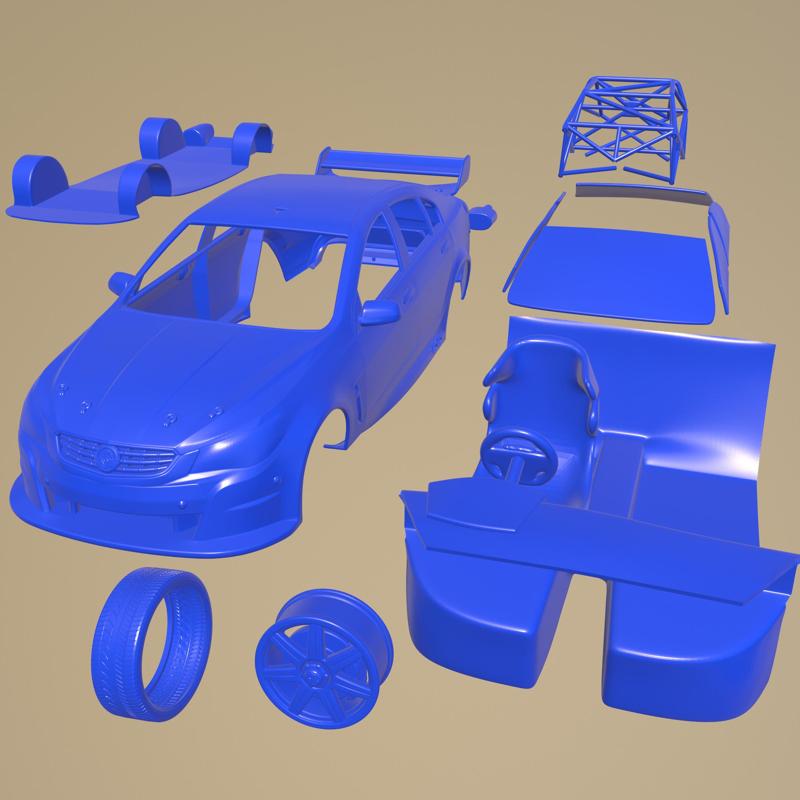 HOLDEN COMMODORE VF 2013 PRINTABLE CAR IN SEPARATE PARTS