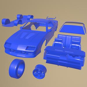 CHEVROLET CAMARO 1990 PRINTABLE CAR IN SEPARATE PARTS