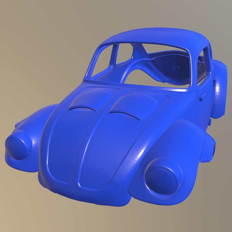 volksvagen bug Baja Printable car Body