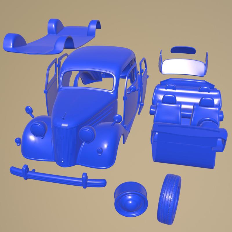 FORD PILOT 194 printable car in separate parts