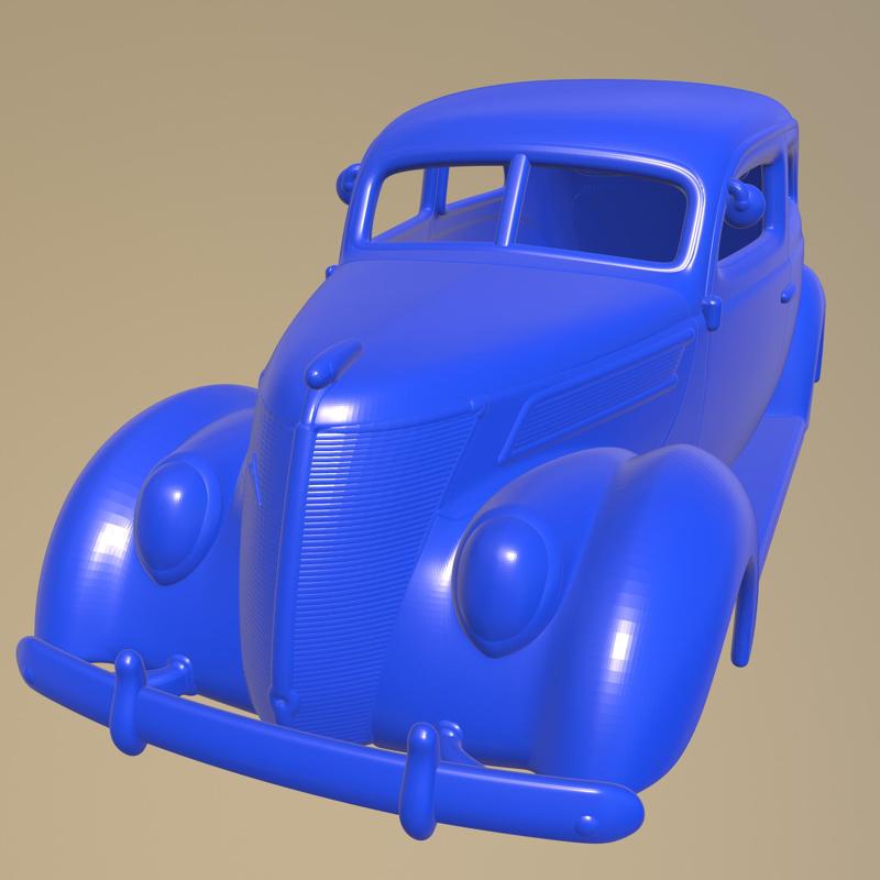 FORD V8 78 STANDARD TUDOR SEDAN 1937 PRINTABLE CAR BODY