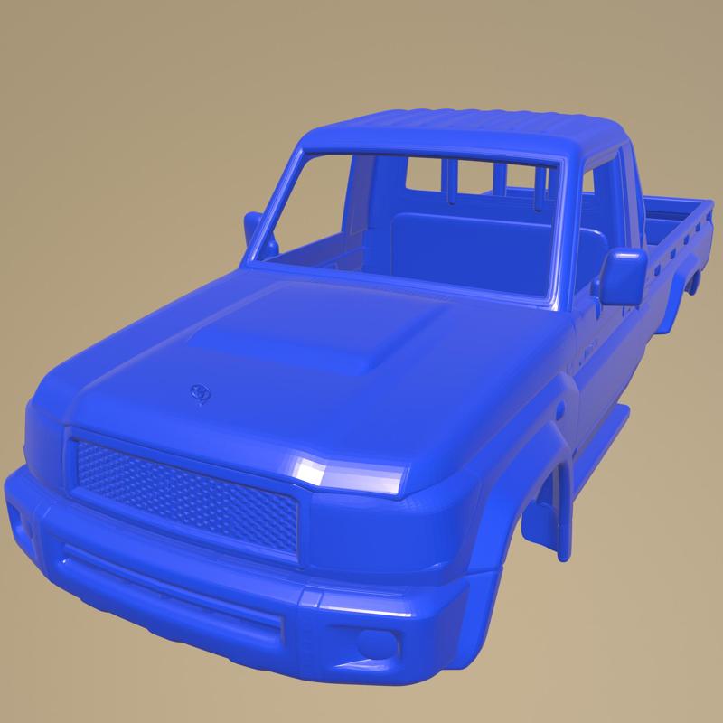 Toyota Land Cruiser Pickup VXR 2007 PRINTABLE CAR BODY