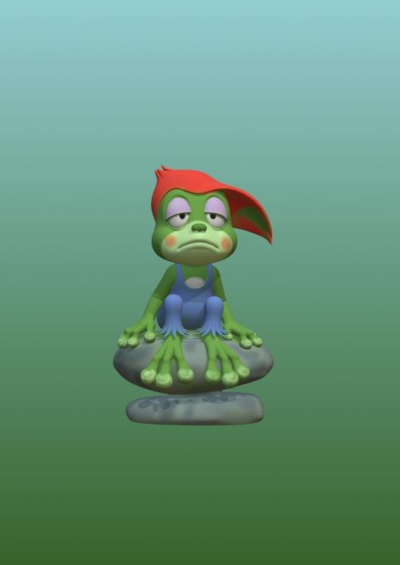 Demetan frog (Fan art)