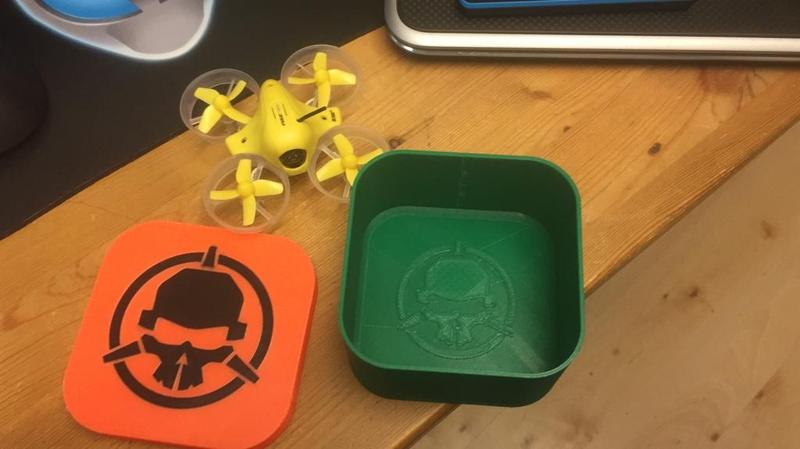 Inductrix Tiny Whoop box with RR logo