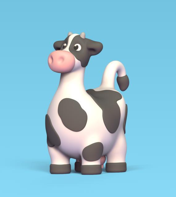 Stylized Cow