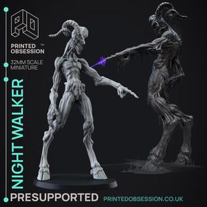 Nightwalker - Monsters of the Multiverse - PRESUPPORTED - Illustrated and Stats - 32mm scale