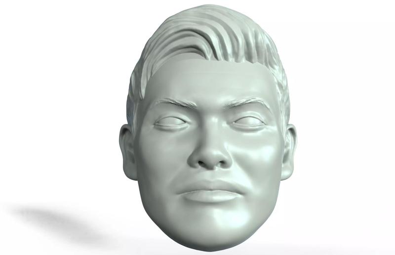 Zukuchika Aodada 3D printable portrait sculpt