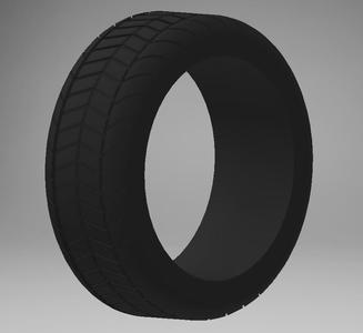 Car tyre without support