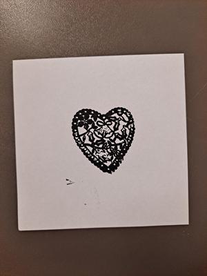 Christmas Stamps Collection : Christmas Heart Stamp