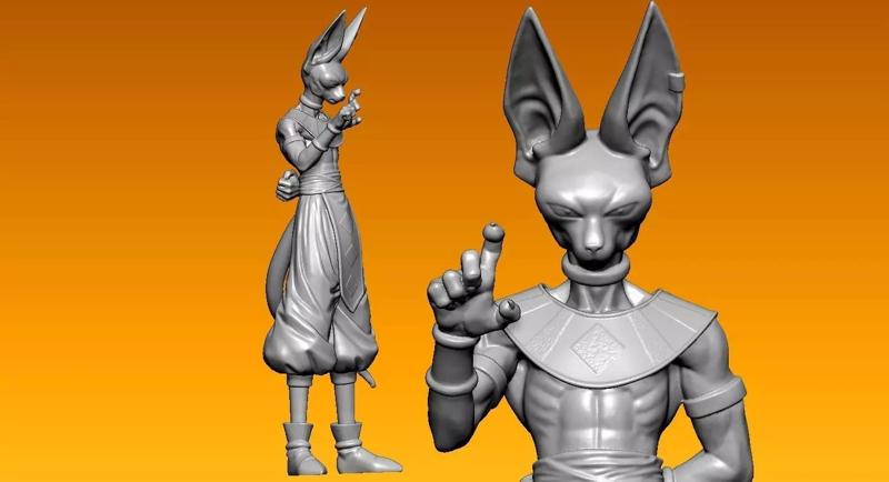 Beerus Dragon ball Z model - 3D print