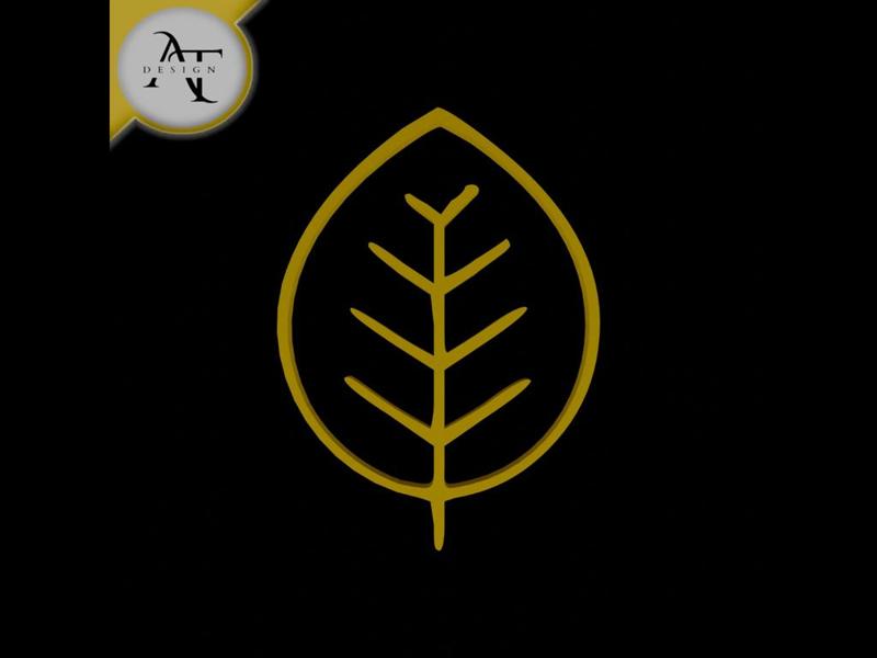 Simple Leaf Symbol - 2D Art