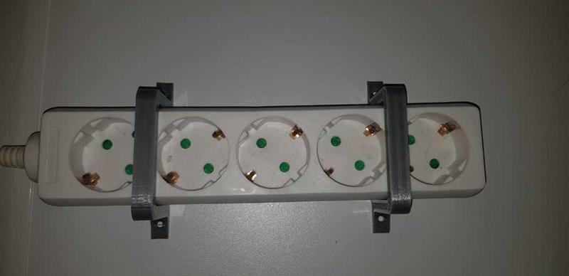 EU Electrical Power Curve Wall Bracket