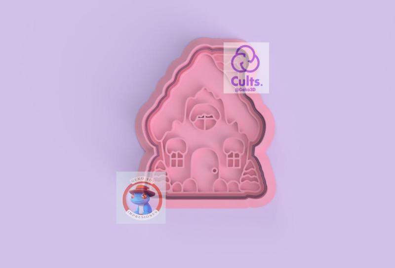 Christmas Gingerbread House Cookie Cutter (Christmas Gingerbread House Cookie Cutter)