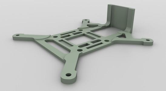 Eye One Xtreme - custom battery tray incl. receiver/rx attachment back-plate