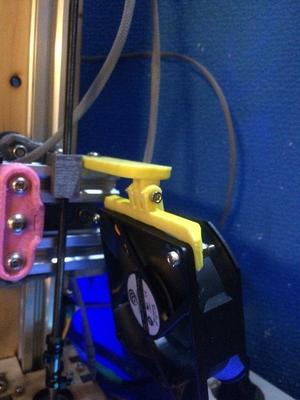 Prusa 12" i3v 80mm fan mount