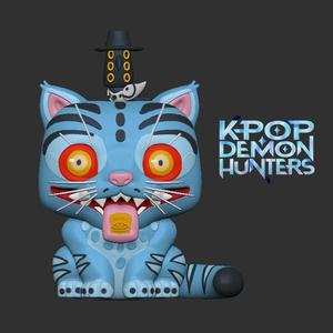 kpop demon hunters - chibi - demon tiger