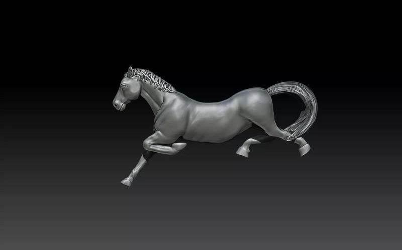 HORSE silver running