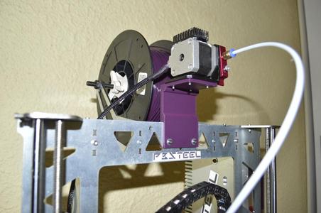 steel soporte extrusor