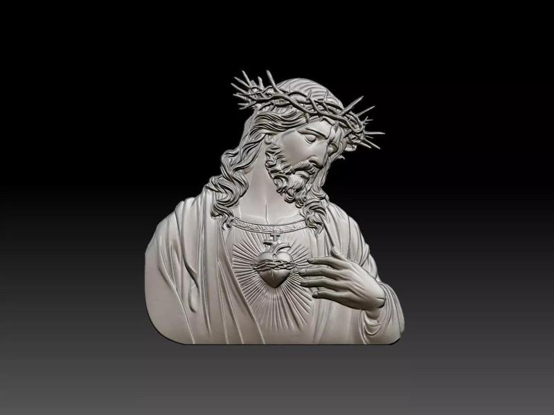 Jesus Christ Sacred Heart Pendant