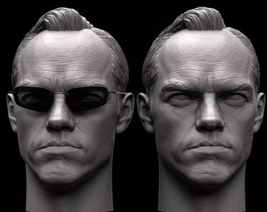 Hugo Weaving - Agent Smith Head