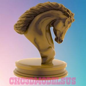 horse torso 3D MODEL STL FILE FOR CNC ROUTER LASER