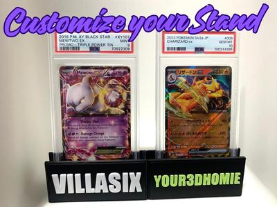 Customizable Card Stand Fits PSA, CGC, Top Loader