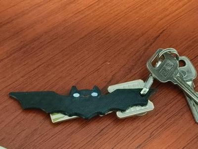 Halloween Bat Keychain