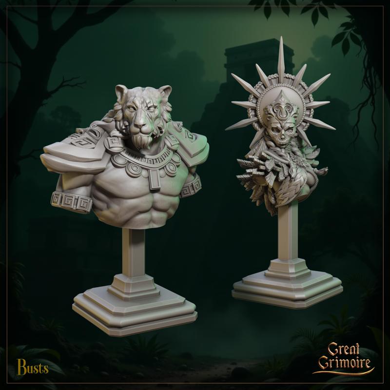 Bust of the Last Night Clan Warrior and  Queen Silvana