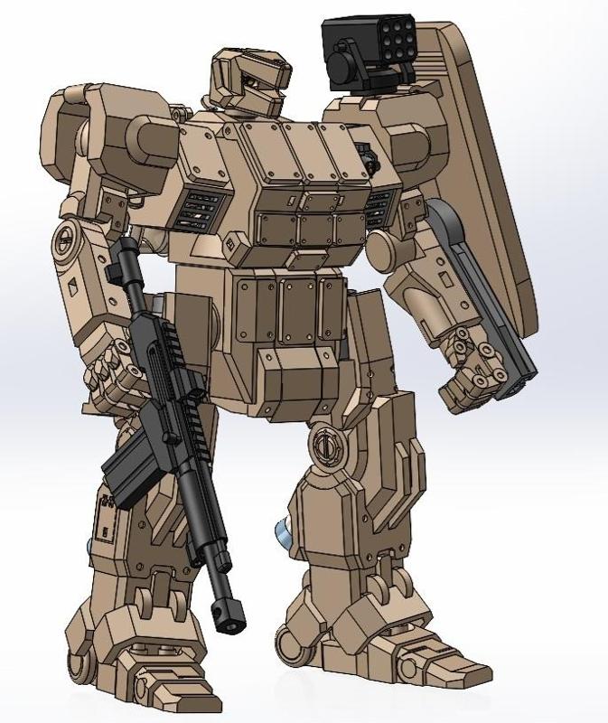 Mecha Assault Robot Wolf + Pilot 25% Off