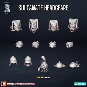 Sultanate Headgears (Pre-supported)