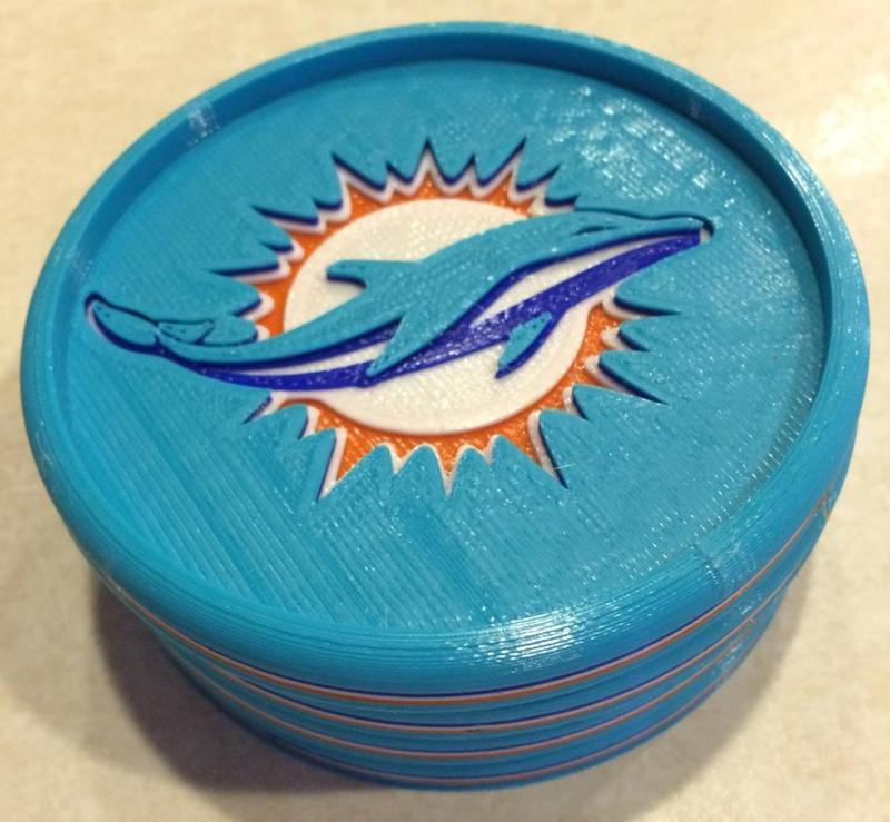 Miami Dolphins Coaster