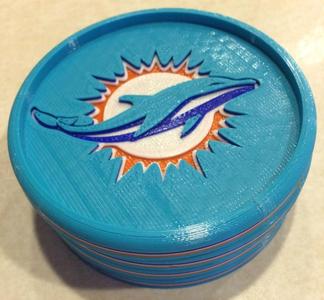 Miami Dolphins Coaster